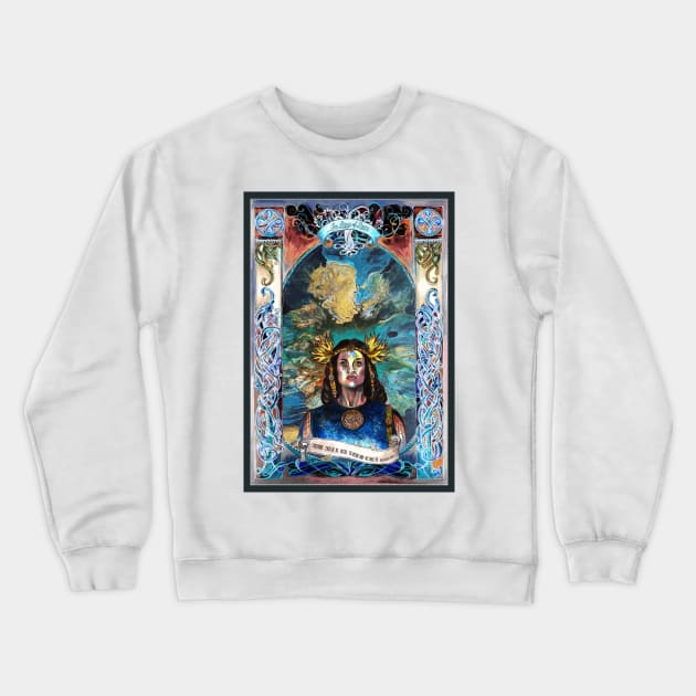 The Rings of Power - Queen Regent Miriel Crewneck Sweatshirt by FanitsaArt